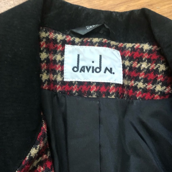 Vintage Plaid Wool Blazer - Picture 13 of 14